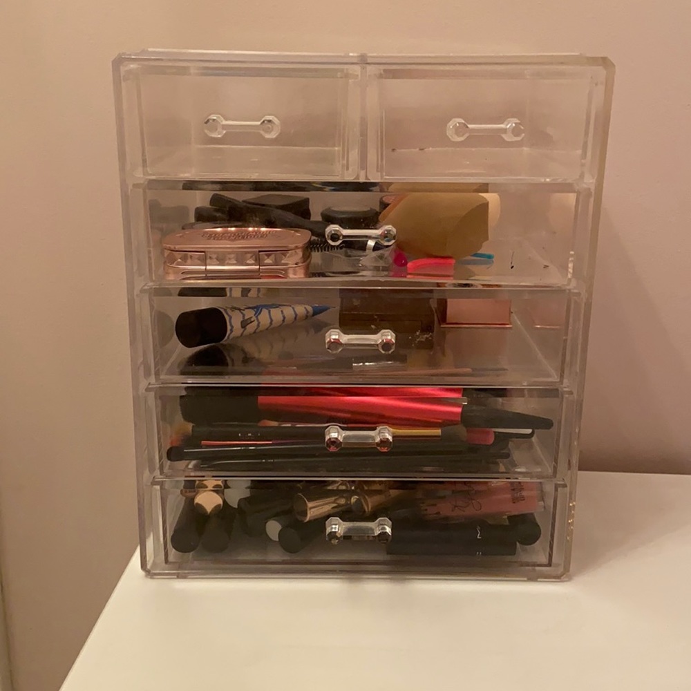 5 level make up display organizer